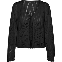 Vêtements Homme Gilets / Cardigans Vero Moda Cardigan coton droit Noir