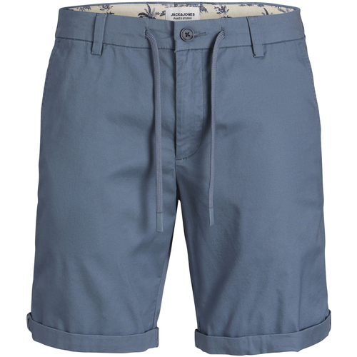 Vêtements Homme Shorts / Bermudas Jack & Jones Short coton chino Bleu