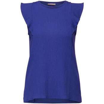 Vêtements Femme Printed Roundneck Blouse W Street One 166780VTPE24 Bleu