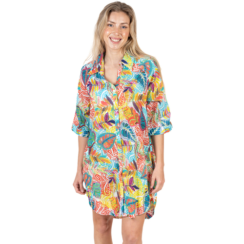 Vêtements Femme La sélection cosy Isla Bonita By Sigris Chemisier Multicolore