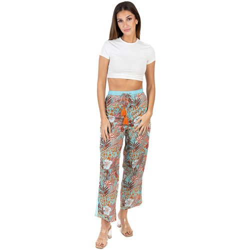 Vêtements Femme Pantalons fluides / Sarouels Isla Bonita By Sigris Pantalon Multicolore