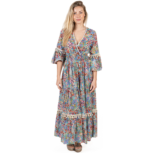 Vêtements Femme Robes longues Isla Bonita By Sigris En mode rétro Multicolore