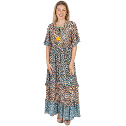 Vêtements Femme Robes longues Isla Bonita By Sigris Robe Multicolore