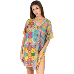Vêtements Femme Robes courtes Isla Bonita By Sigris Kurta Multicolore