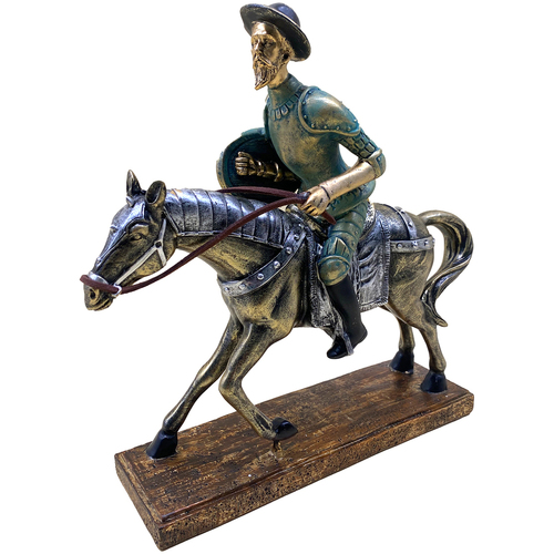 Maison & Déco Statuettes et figurines Signes Grimalt Don Quichotte À Cheval Gris