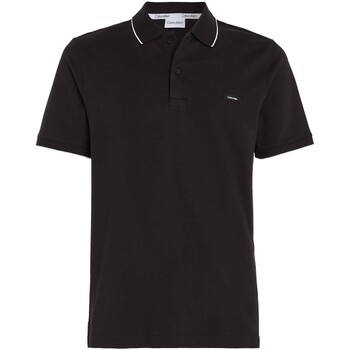 Vêtements Homme T-shirts & Polos Calvin Klein Jeans Stretch Pique Tippin Noir