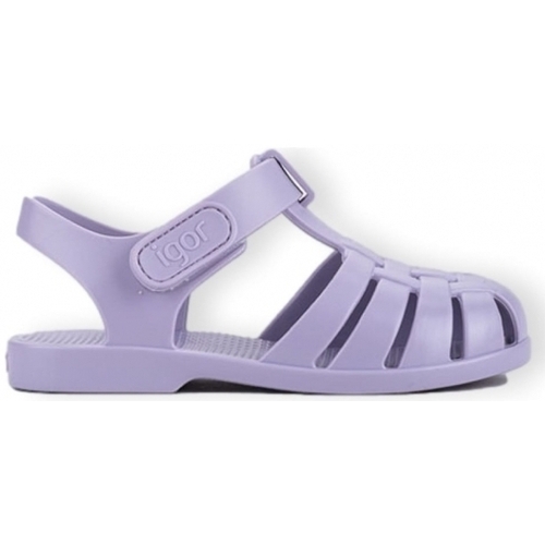 Chaussures Enfant Sandales et Nu-pieds IGOR Tobby V Pulpo Transparente - Malva Violet