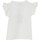 Vêtements Fille T-shirts manches courtes Miss Blumarine IA4098J5003 Blanc