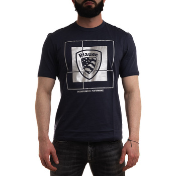 Vêtements Homme T-shirts & Polos Blauer 24SBLUH02323 Bleu