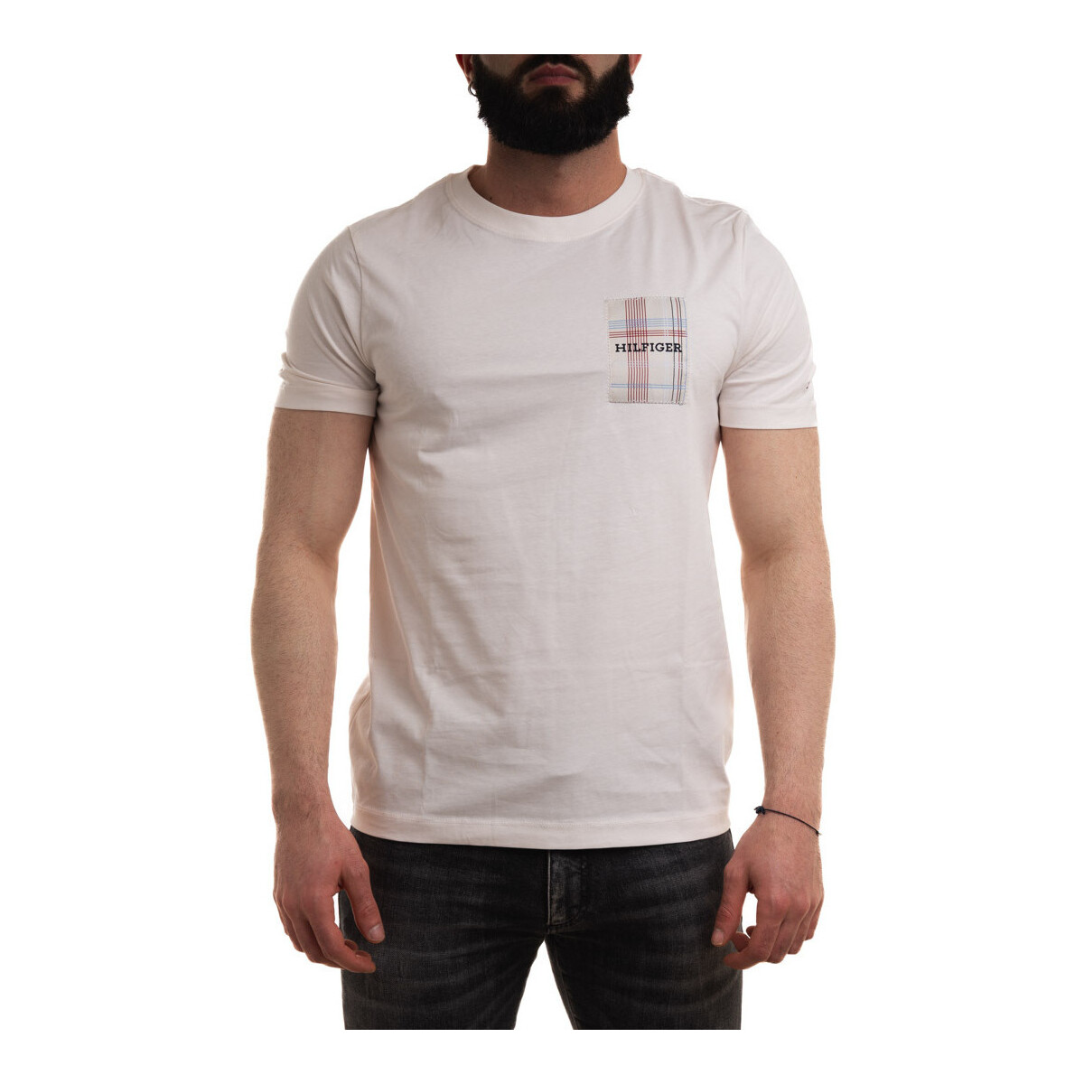 Vêtements Homme T-shirts & Polos Tommy Hilfiger MW0MW35459 Blanc