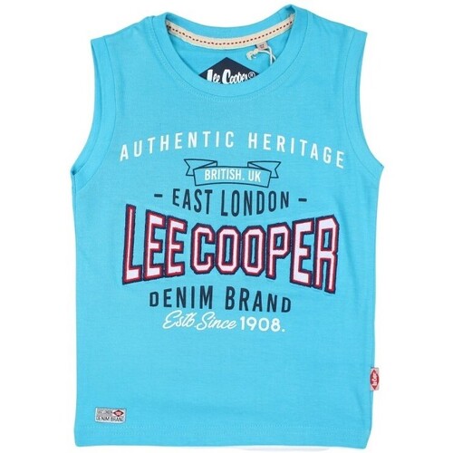 Vêtements Garçon T-shirts manches courtes Lee Cooper T-shirt Bleu