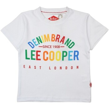 Vêtements Garçon T-shirts manches courtes Lee Cooper T-shirt Blanc