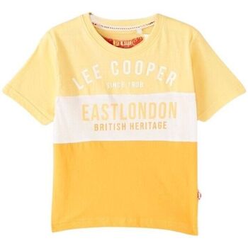 Vêtements Garçon T-shirts manches courtes Lee Cooper T-shirt Orange
