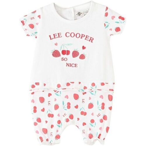 Vêtements Fille Combinaisons / Salopettes Lee Cooper Combishort Blanc