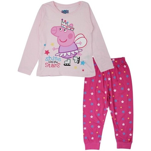 Vêtements Fille Pyjamas / Chemises de nuit Dessins Animés Pyjama Rose