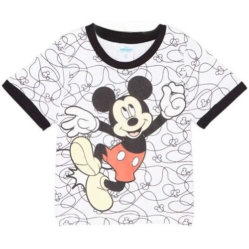 Vêtements Garçon T-shirts manches courtes Disney T-shirt Blanc