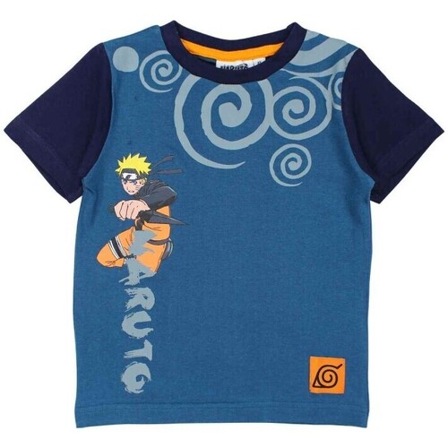 Vêtements Garçon T-shirts manches courtes Naruto T-shirt Bleu