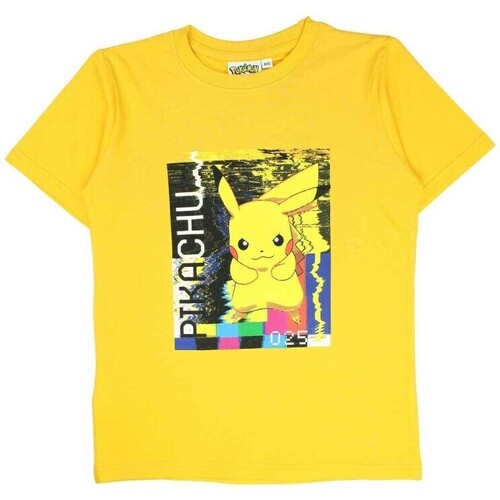 Vêtements Garçon T-shirts manches courtes Pokemon T-shirt Jaune