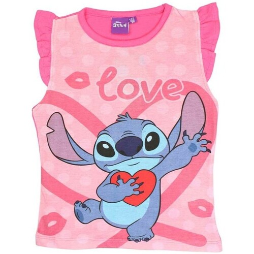 Vêtements Fille T-shirts manches courtes Disney T-shirt Rose