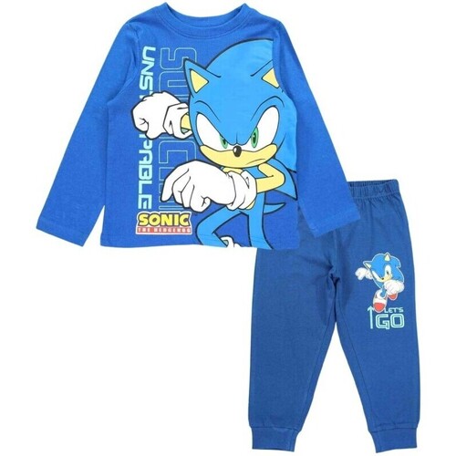 Vêtements Garçon Pyjamas / Chemises de nuit Sonic Pyjama Bleu
