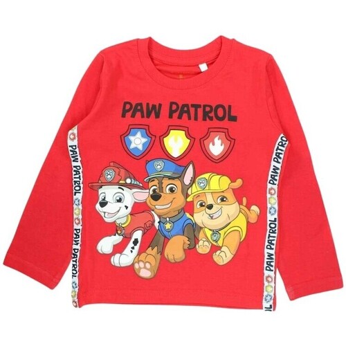 Vêtements Garçon T-shirts manches longues Paw Patrol T-shirt Rouge