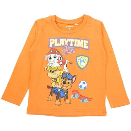 Vêtements Garçon T-shirts manches longues Paw Patrol T-shirt Orange