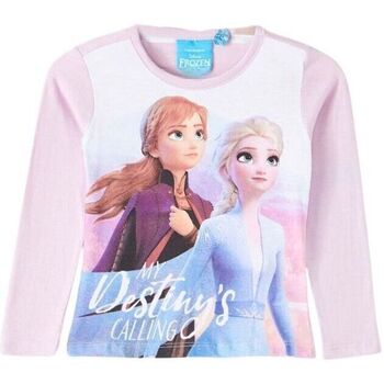 Vêtements Fille T-shirts manches longues Disney T-shirt Violet
