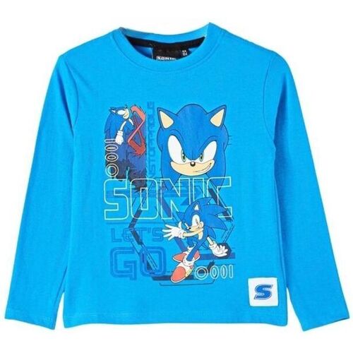 Vêtements Garçon T-shirts manches longues Sonic T-shirt Bleu