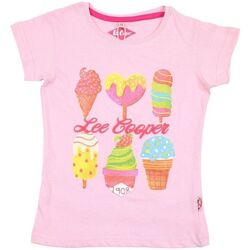Vêtements Fille T-shirts manches courtes Lee Cooper T-shirt Rose