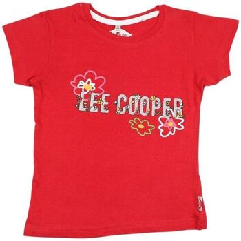 Vêtements Fille T-shirts manches courtes Lee Cooper T-shirt Rouge
