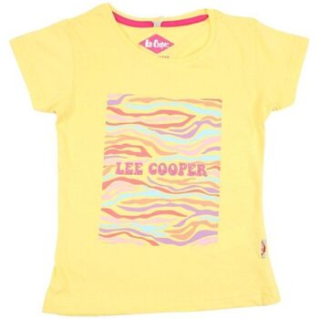 Vêtements Fille T-shirts manches courtes Lee Cooper T-shirt Jaune