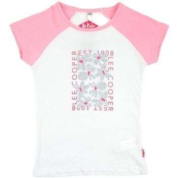Vêtements Fille T-shirts manches courtes Lee Cooper T-shirt Rose