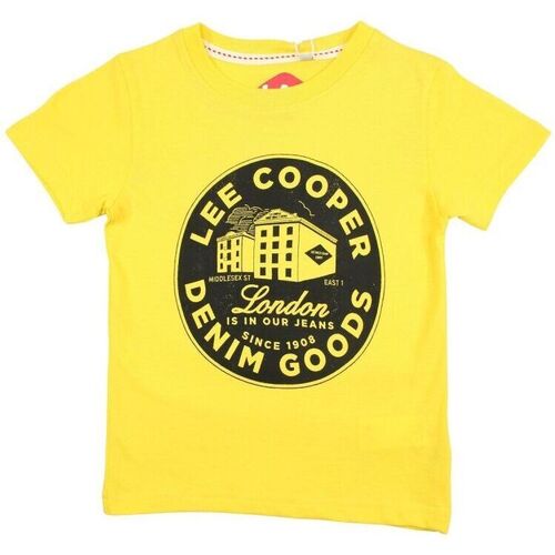 Vêtements Garçon La Bottine Souri Lee Cooper T-shirt Jaune