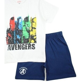 Vêtements Garçon Ensembles enfant Avengers  Blanc