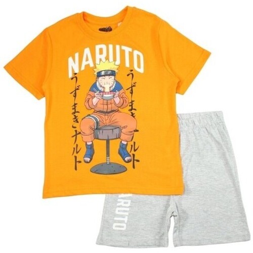 Vêtements Garçon Ensembles enfant Naruto  Orange