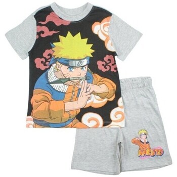 Vêtements Garçon Ensembles enfant Naruto  Gris