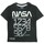 Vêtements Garçon T-shirts manches courtes Nasa T-shirt Noir