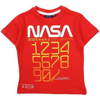 Vêtements Garçon T-shirts manches courtes Nasa T-shirt Rouge