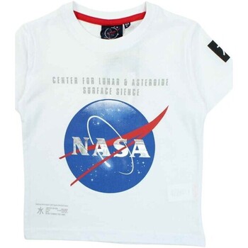 Vêtements Garçon T-shirts manches courtes Nasa T-shirt Blanc