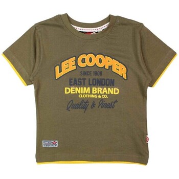 Vêtements Garçon T-shirts manches courtes Lee Cooper T-shirt Vert