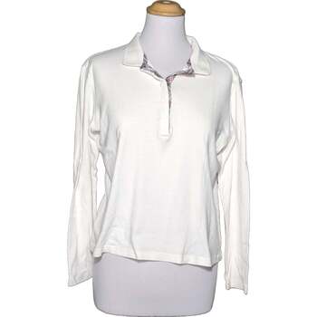 Vêtements Femme slogan-embroidered cotton T-shirt Nero Burton polo femme  38 - T2 - M Blanc Blanc