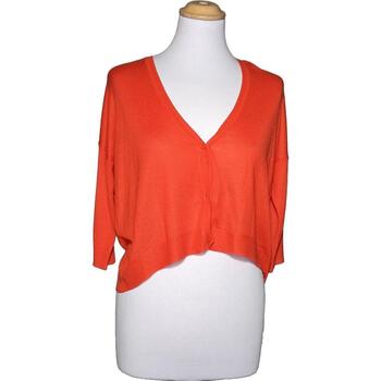 Vêtements Femme Gilets / Cardigans Zara gilet femme  36 - T1 - S Orange Orange