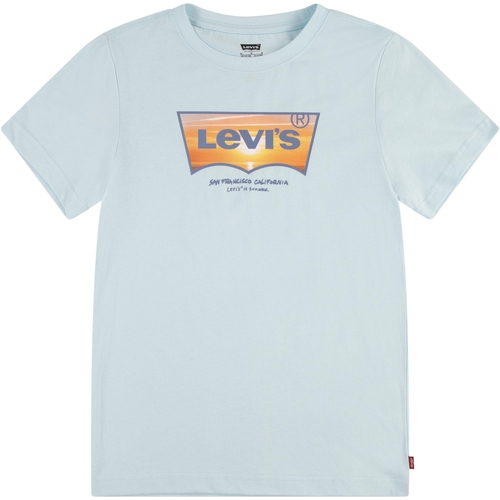 Vêtements Fille T-shirts manches courtes Levi's  Bleu