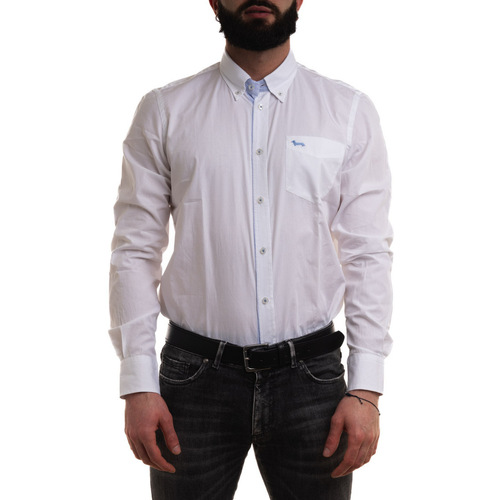 Vêtements Homme Chemises manches longues Livraison gratuite* et Retour offert CRL913011759M Blanc