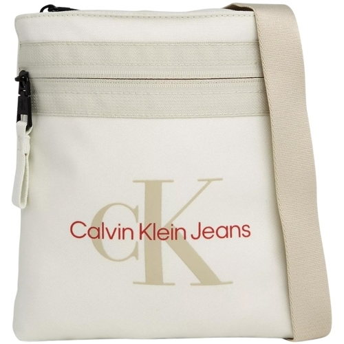 Sacs Pochettes / Sacoches Calvin Klein Jeans Sacoche bandouliere  Ref 62457 C Beige