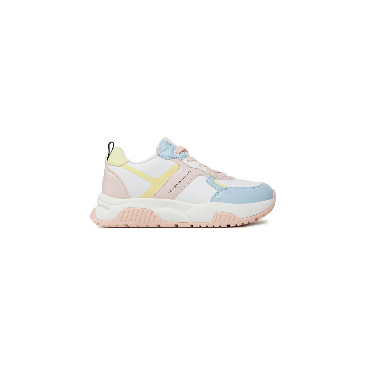 Chaussures Fille Baskets mode Tommy Hilfiger - Sneakers - multicolore Blanc