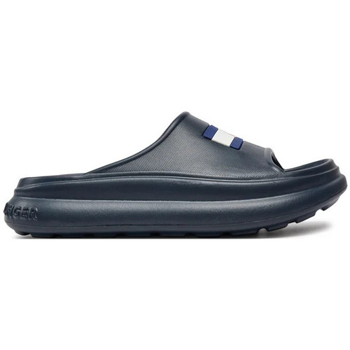 Chaussures Femme Tongs Tommy Hilfiger - Claquettes - marine Autres