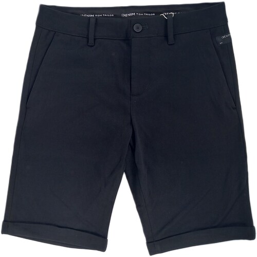 Vêtements Homme Shorts / Bermudas Tom Tailor - Bermuda chino - noir Noir