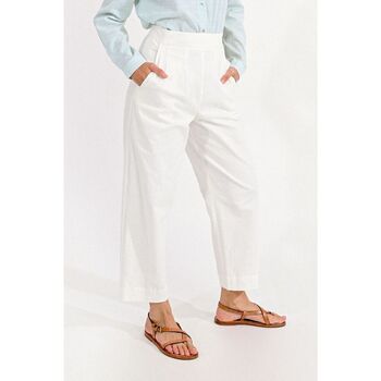 Vêtements Femme Pantalons Molly Bracken TR163CP-WHITE Blanc
