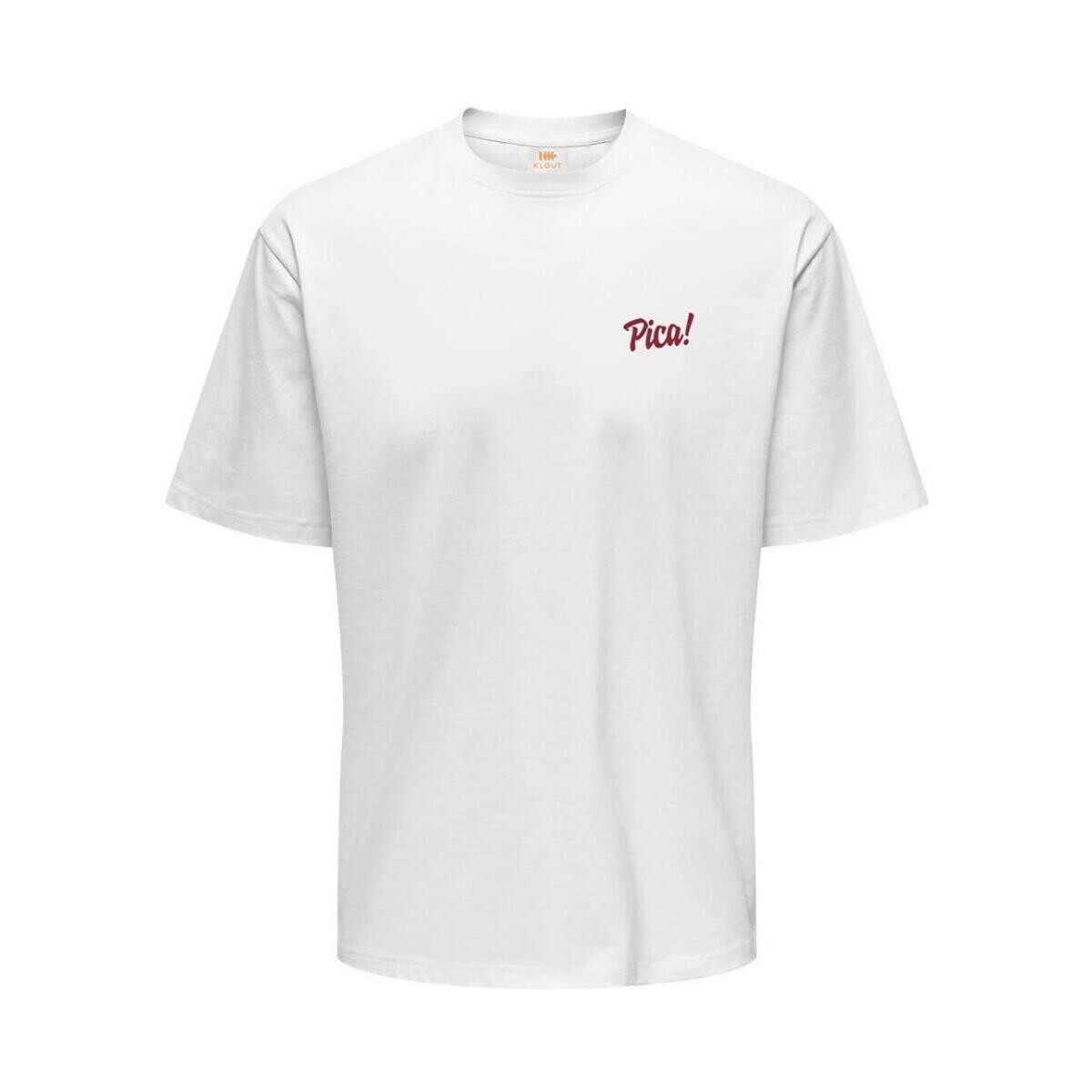 Vêtements Homme T-shirts manches courtes Klout  Blanc